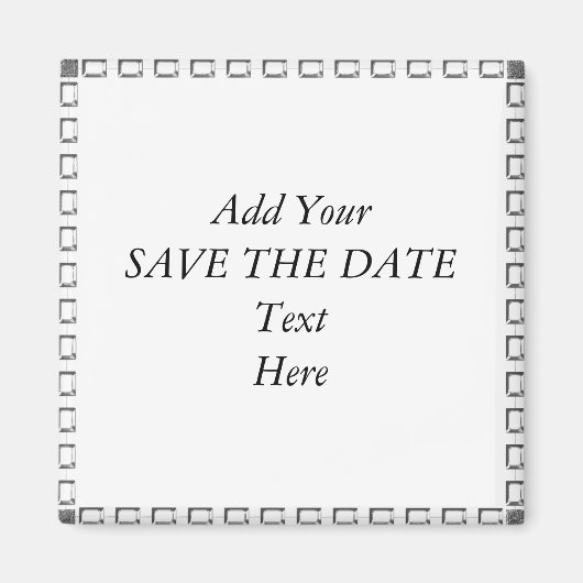 CREËER UW EIGEN SAVE de Magneten van de DATUM (Voorkant)