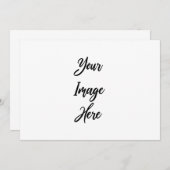 Creëer Uw eigen Save The Date (Voorkant / Achterkant)