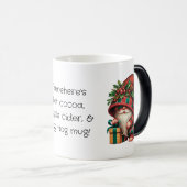 Creëer uw eigen Schattige Christmas Plaid Gnome Magische Mok (Voorkant rechts)