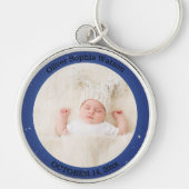 Creëer Uw Eigen Schattige Pasgeboren Baby Aangepas Sleutelhanger (Voorkant)