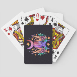 Creëer Uw Eigen Schattigee Drievoudige Maan Godin  Pokerkaarten