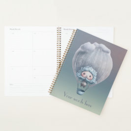 Creëer Uw eigen Schattigee Gekke heteluchtballonri Planner