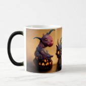 Creëer Uw eigen Schattigee griezelige monsters Magische Mok (Links)