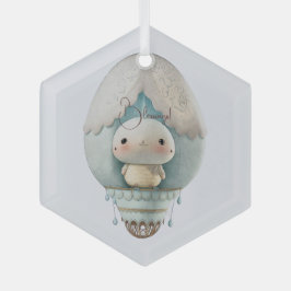Creëer Uw eigen Schattigee Hete Luchtballon Vogelt Glas Ornament
