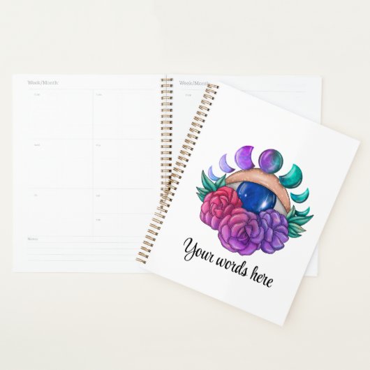 Creëer Uw eigen Schattigee Magische Oog, Maan & Ro Planner (Display)