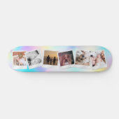 Creëer Uw Eigen Schattigee Meisje Regenboog Modern Persoonlijk Skateboard (Horizontaal)