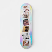 Creëer Uw Eigen Schattigee Meisje Regenboog Modern Persoonlijk Skateboard (Voorkant)