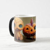 Creëer Uw eigen Schattigee Monsters Trio Magische Mok (Voorkant links)