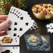Creëer Uw Eigen Schattigee Starlit Sky Pokerkaarten (Insitu)