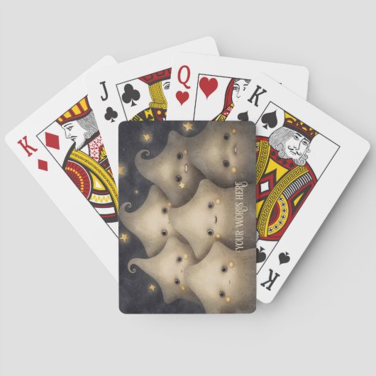 Creëer Uw eigen Schattigee Sterren Pokerkaarten (Achterkant)