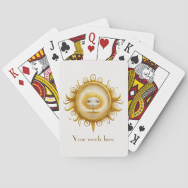Creëer Uw eigen Schattigee zonneboom Pokerkaarten