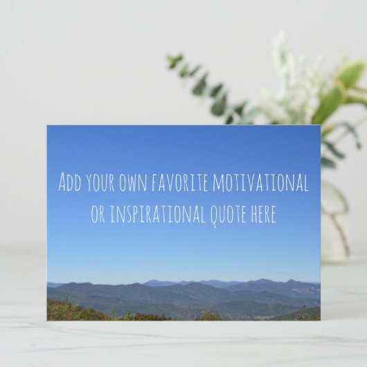 Creëer Uw eigen Schilderachtig Berghorizon van het (Staand voorkant)