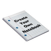 Creëer Uw eigen schoolpapieren laptop Notitieboek (Rechterzijde)