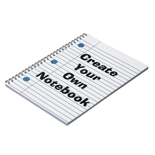 Creëer Uw eigen schoolpapieren laptop Notitieboek (Linkerzijde)