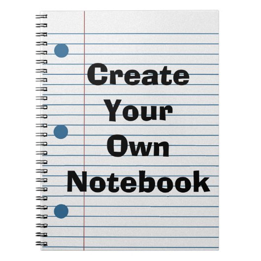 Creëer Uw eigen schoolpapieren laptop Notitieboek (Voorkant)