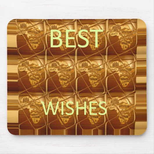 Creëer Uw eigen schoonheid van Afrika Mousepad Muismat (Voorkant)