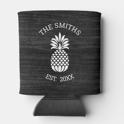 Creëer Uw Eigen Schuur Houten Ananas Koelbox Blikjeskoeler (Achterkant)