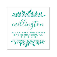 Creëer Uw eigen script familienaam retouradres