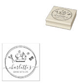 Creëer uw eigen script naaien rubberstempel (Gestempeld)