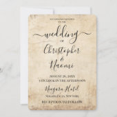 Creëer Uw eigen  Sepia Old Paper Kaart (Voorkant)