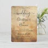 Creëer uw eigen Sepia  oud papier Kaart (Staand voorkant)