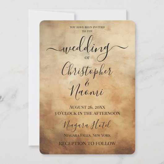 Creëer uw eigen Sepia oud papier Kaart (Voorkant)