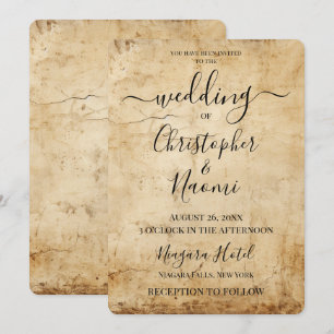 Creëer uw eigen sepia rustiek papier kaart