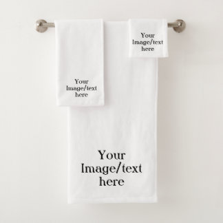 Creëer Uw eigen set handdoekjes Bad Handdoek