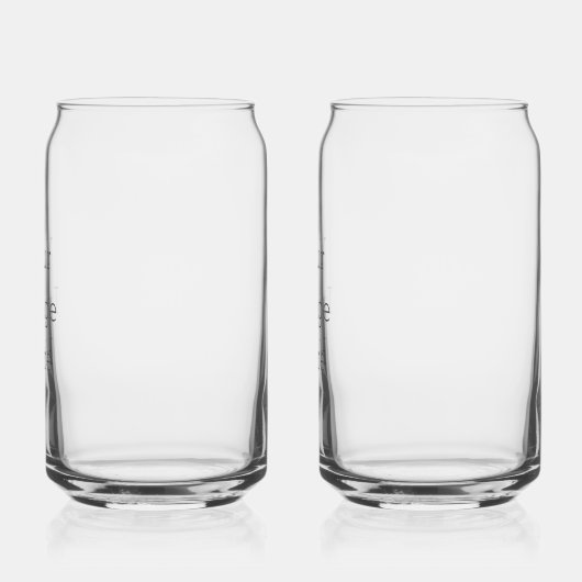 Drinkwaren stijl: Bedrukt Blikvorm Glas, Set: Set van 2, Maat: 0,5ml (Links)