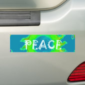 Creëer uw eigen Shalom-vrede altijd bij u Bumpersticker (Op auto)