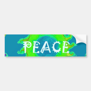 Creëer uw eigen Shalom-vrede altijd bij u Bumpersticker