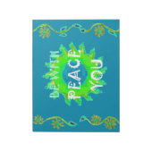 Creëer uw eigen Shalom-vrede altijd bij u Notitieblok (Linkerzijde)