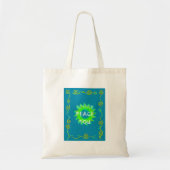 Creëer uw eigen Shalom-vrede altijd bij u Tote Bag (Voorkant)