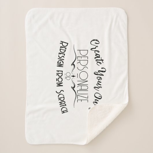 Creëer Uw eigen Sherpa Deken (Voorkant)