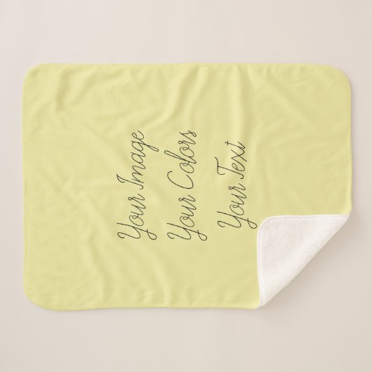 Creëer Uw eigen Sherpa Deken (Voorkant (horizontaal))