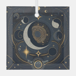 Creëer Uw eigen Silver & Gold Celestial Lunar Glas Ornament