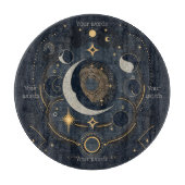 Creëer Uw eigen Silver & Gold Celestial Lunar Snijplank (Voorkant)