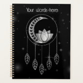 Creëer Uw eigen Silver Lotus Moon Dreamcatcher Planner (Voorkant)