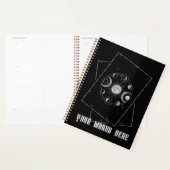 Creëer Uw eigen Silver Triple Moon Phases Tarot Planner (Display)