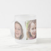 Creëer Uw eigen Sjabloon 3 Foto's Matglas Koffiemok (Voorkant links)