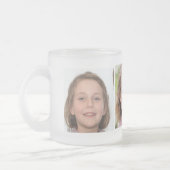 Creëer Uw eigen Sjabloon 3 Foto's Matglas Koffiemok (Links)