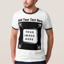 Creëer Uw eigen Sjabloon Voeg uw eigen fototekst t T-shirt