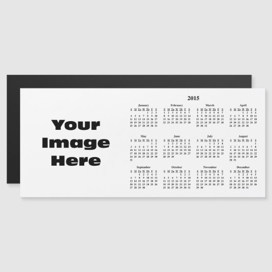 Creëer Uw eigen Sjabloon voor 2015-agenda (Voorkant / Achterkant)