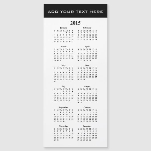 Creëer Uw eigen Sjabloon voor 2015-agenda (Voorkant)