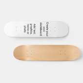 Creëer uw eigen skateboardVoeg tekst, grafiek toe, Skateboard (Horizontaal)