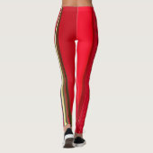 Creëer uw eigen slanke, rode, verbluffende, aangep leggings (Achterkant)