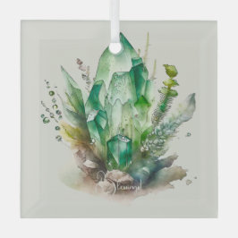 Creëer Uw eigen Smaragd Groene Kristallen Glas Ornament