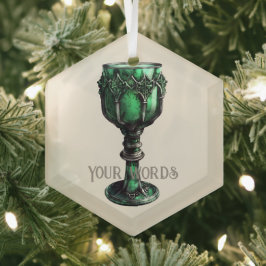 Creëer Uw eigen smaragdgroene kelk Glas Ornament