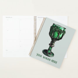 Creëer Uw eigen smaragdgroene kelk Planner