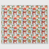 Creëer uw eigen sneeuwman Cadeaus Cadeaupapier (Vlak)